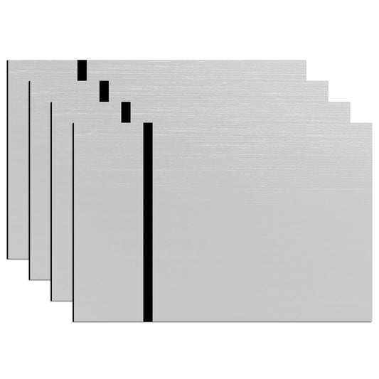 Painel gravação abs Prata 1.3mm