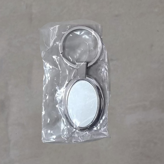 chaveiro metálico sublimação oval