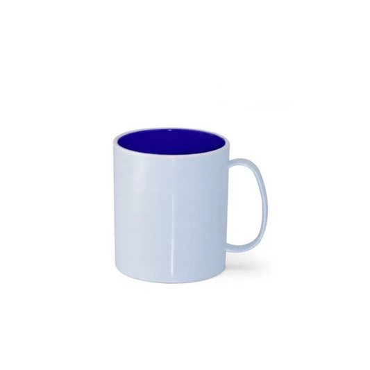 Caneca de sublimação fundo azul